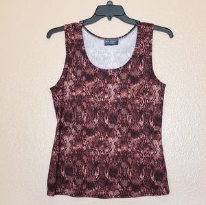Snake Print Tank Top - Size XL